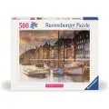 Ravensburger Puslespill Sunset In Copenhagen 500 brikker,