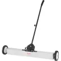 Vevor 55lbs rullende magnetisk feiemaskin med hjul, magnetisk feiemaskin med skyvefunksjon, 36-tommers stor magnetisk feiemaskin med teleskophåndtak, enkel rengjøring av verkstedgarasje