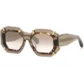 Philipp Plein Spp098v Solbriller For Kvinner