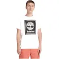 Timberland Stack Logo Kortarmet T-skjorte