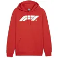 Puma F1 Essentials's Motorsport Logo Hoodie Men, Clothing, Pop Red, XL
