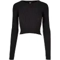 Urban Classics Short Rib Knit Twisted Back Genser