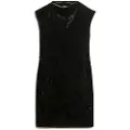 Superdry Velvet Bodycon Ermeløs Kort Kjole