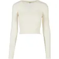 Urban Classics Short Rib Knit Twisted Back Genser