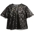 Superdry Sheer Short Sleeve Sequin Kortarmet T-skjorte