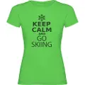Kruskis Keep Calm And Go Skiing Kortarmet T-skjorte