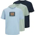 Jack & Jones Hudson Kortarmet T-skjorte 3 Enheter