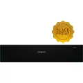 Siemens iQ500 BI510CNR0 - Oppvarmingsskuff - innebygd - fordypning - bredde: 56 cm - dybde: 55 cm - høyde: 14 cm - svart/rustfritt stål