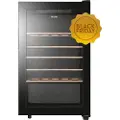 Haier HWS33GG - Vinkjøler - bredde: 49.9 cm - dybde: 45.5 cm - høyde: 83 cm - 93 liter - Klasse G - svart