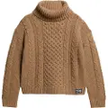 Superdry Cable Genser Med Høy Hals
