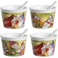 Egan Ice Cream With Spoon 7 Dwarfs S 250ml Kopp 4 Enheter