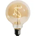LUEDD E27 Dimbar LED Spiral Filament G95 4W 270lm 2700K