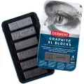 Derwent XL Graphite Blocks 6 stk tin