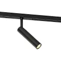 QAZQA Moderne sort spotlight for 1-fase skinnesystem - Slimline Uzzy