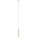 QAZQA Moderne takpendel hvit og beige for 1-fase skinnesystem - Slimline Keno
