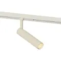 QAZQA Moderne spotlys beige og hvit for 1-fase skinnesystem - Slimline Uzzy