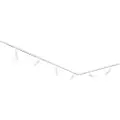 QAZQA Moderne skinnesystem med 6 hvite spotlights 1-fase - Slimline Uzzy
