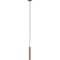 QAZQA Moderne pendellampe i mørk bronse for 1-fase skinnesystem - Slimline Keno