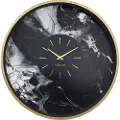 Nextime NeXtimeVeggklokke Marble Duo 48 cmSvartVeggklokker & bordklokkerFra Homeroom