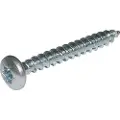 Dresselhaus Spunskrue 4x35mm panhoved Torx 20 kærv Elforzinket - (100 stk.)