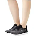 SKECHERS for woman. 149937 Slip-ins Summits Dazzling Haze shoes black (36), Fabric, 1 to 3 cm, Laces, Casual