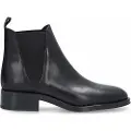 Alpe for woman. 234917 Black Couture Leather Ankle Boots (36), 3 to 5 cm, None, Casual