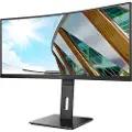 AOC 34" CU34P2A - 3440x1440 - 100Hz - VA - USB HUB