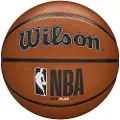 Wilson NBA DRV Plus, Sort, Brun, Hvit, Inne & Ute, Mønster, Unisex, 1 stykker