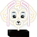 Paw Patrol LED Neon-skilt til fots - Skye