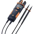 Testo 0590 7551 Hånd-multimeter, Strømtang digital CAT IV 600 V, CAT III 1000 V Visning (counts): 4000