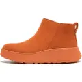 FitFlop F-mode Suede Flatform Zip Ankle Støvler