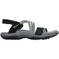 SKECHERS for woman. 163112 Sandals Reggae slim grey (41), Flat, Velcro, Casual