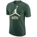 Jordan Milwaukee Bucks Kortarmet T-skjorte