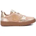Carmela for woman. 16180801-BEIGE Leather trainers 161808 beige (37), Flat, Laces, Casual