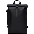 Rains unisex. 14590 Rolltop Rucksack Large black (OSFA), Casual, Polyester