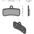 Brenta Ciclo Xtr/quadien Shimano/trp/tektro Sinterbremseklosser