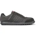 Camper for man. 18302-138 Leather Shoes Pelotas XL grey (40), Flat, Laces, Casual