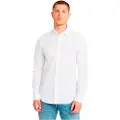 G-Star for man. D19088-2202-110 Slim fit shirt white (S), Casual, Cotton, Long sleeve
