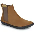 El naturalista for woman. 253102TY0005_023 Brown leather ankle boots N5310 (42), Flat, None, Casual
