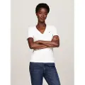 Tommy Hilfiger Slim Cody Kort Ermet V-hals T-skjorte