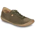 El naturalista unisex. 2577011FE005_0G3 Leather shoes N5770 Pawikan green (38), Brown, Flat, Laces, Casual