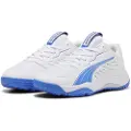 Puma Accelerate Indoor Shoes Youth, Shoes, White/Bluemazing, 35.5