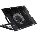 Vakoss - Vifte for notebook - 17 - 130 mm - svart