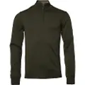 Chevalier Aston Half Zip Merino Langarmet trøye Herre, XXXL, Mørkgrønn