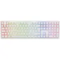 Ducky Zero 6108 - Wireless - Gamingtastatur - Nordisk - Hvit