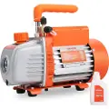 Vevor Vakuumpumpe 1/5 Hk Entrinns Vakuumpumpe 3,5 Cfm 220-240V Ac Klimaanlegg Vakuumpumpe 1/4 Sae Hann 1/2 Acme Hanninntak For Hvac-Reparasjon