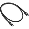 OWC Thunderbolt 5/TB4/USB-4/C-kabel 0,8 m Svart - Kabel - Digital/Data (OWCCBLTB5C0.8M)