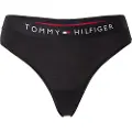 Tommy Hilfiger for woman. UW0UW04146 Thong Waistband Logo black (XS), Homewear, Cotton, Sustainable