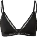 Tommy Hilfiger Tonal Logo Lace Unlined Triangle Bh