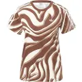 Adidas Originals Abstract Allover Animal Print Kortarmet T-skjorte